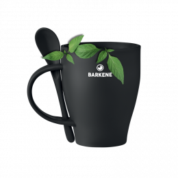 Mug réutilisable en PP avec cuillère