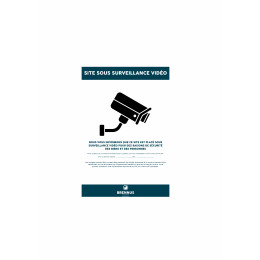 copy of SITE SOUS SURVEILLANCE VIDÉO ADHESIF Polymère